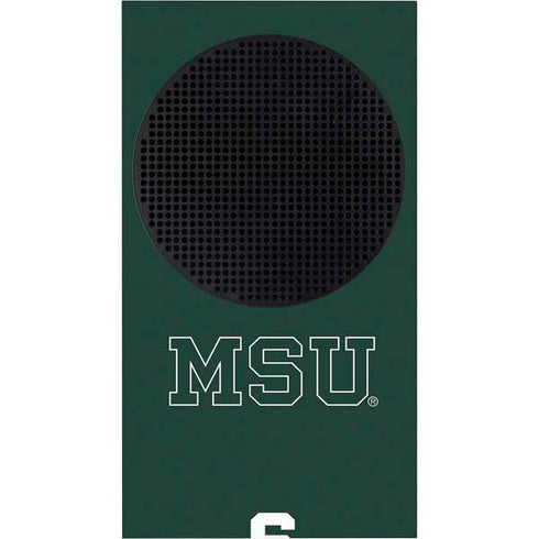 Michigan State University MSU Letters Xbox Series S Console Skin