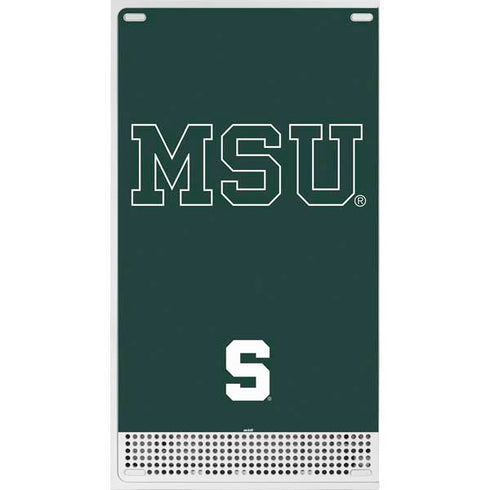 Michigan State University MSU Letters Xbox Series S Console Skin