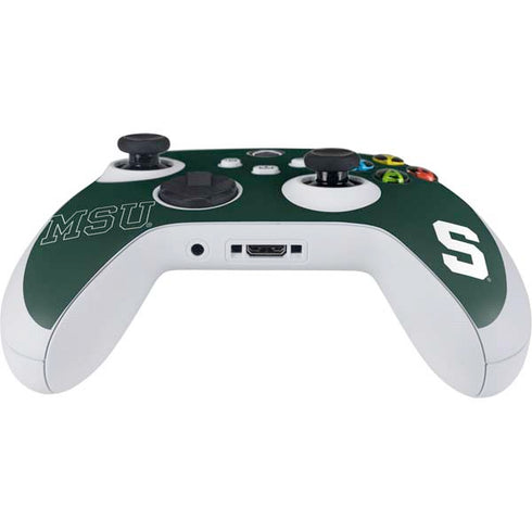 Michigan State University MSU Letters Xbox Series S Controller Skin