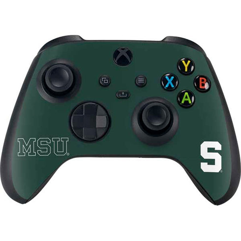 Michigan State University MSU Letters Xbox Series X Controller Skin