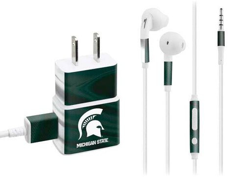 Michigan State University Away Grey Jersey Phone Charger Skin