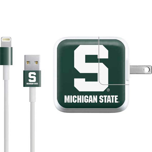 Michigan State University Spartans S iPad Charger (10W USB) Skin