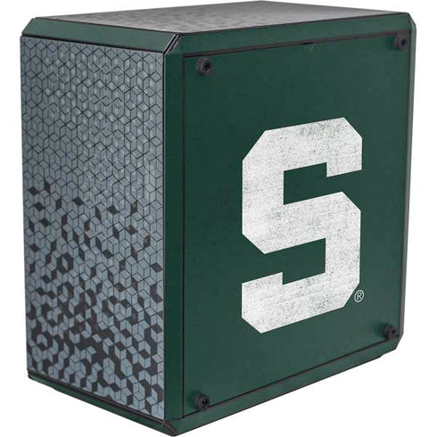 Michigan State University Spartans Away Grey S Cooler Master MasterBox Q300L Mini Tower Skin