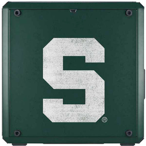 Michigan State University Spartans Away Grey S Cooler Master MasterBox Q300L Mini Tower Skin