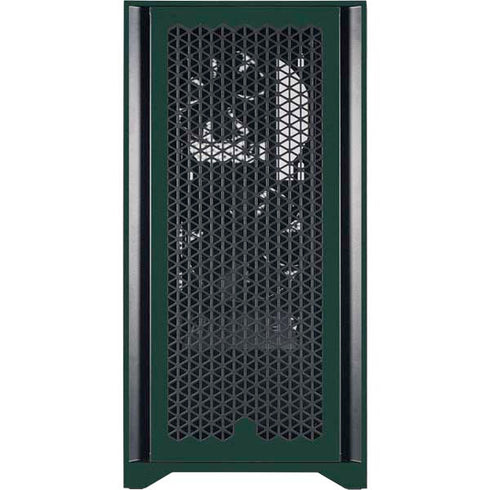 Michigan State University Spartans Away Grey S Corsair 4000D Tempered Glass Mid-Tower ATX Case Skin