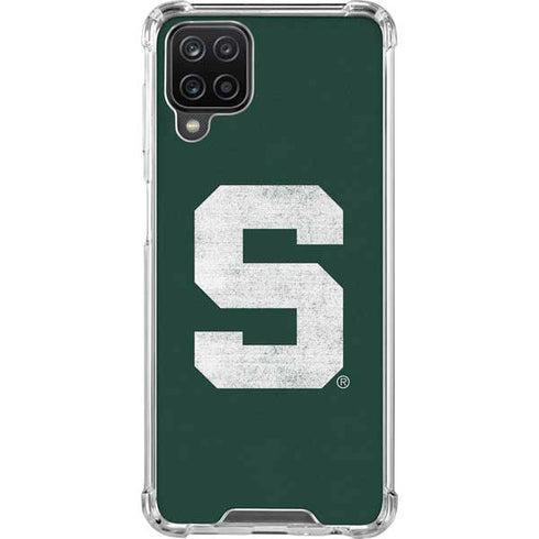 Michigan State University Spartans Away Grey S Galaxy A12 Clear Case