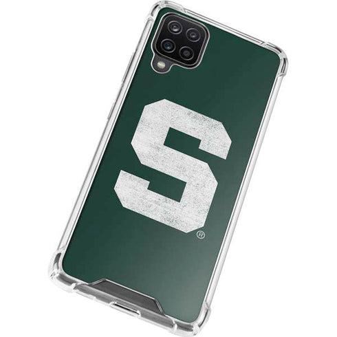 Michigan State University Spartans Away Grey S Galaxy A12 Clear Case