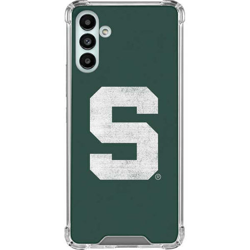 Michigan State University Spartans Away Grey S Galaxy A13 5G Clear Case