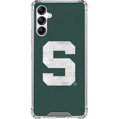 Michigan State University Spartans Away Grey S Galaxy A14 5G Clear Case