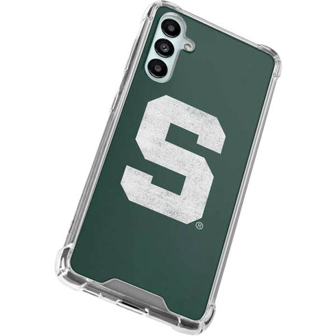 Michigan State University Spartans Away Grey S Galaxy A14 5G Clear Case