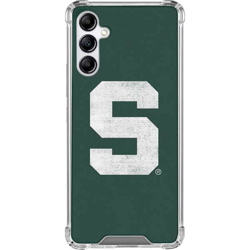 Michigan State University Spartans Away Grey S Galaxy A15 5G Clear Case