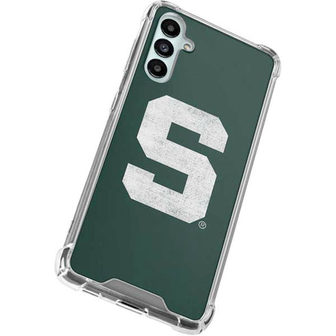 Michigan State University Spartans Away Grey S Galaxy A15 5G Clear Case