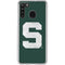 Michigan State University Spartans Away Grey S Galaxy A21 Clear Case