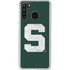 Michigan State University Spartans Away Grey S Galaxy A21 Clear Case