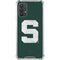 Michigan State University Spartans Away Grey S Galaxy A32 5G Clear Case