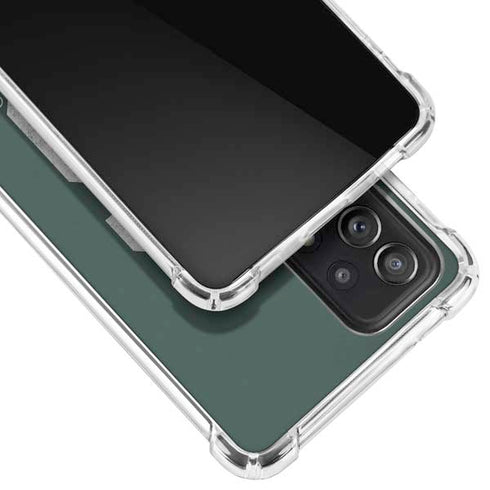 Michigan State University Spartans Away Grey S Galaxy A52 5G Clear Case