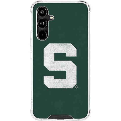 Michigan State University Spartans Away Grey S Galaxy A54 5G Clear Case