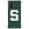 Michigan State University Spartans Away Grey S Galaxy A72 5G Clear Case