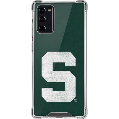 Michigan State University Spartans Away Grey S Galaxy Note20 5G Clear Case