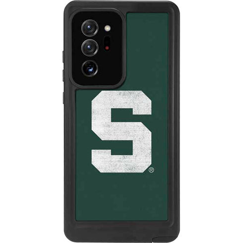 Michigan State University Spartans Away Grey S Galaxy Note20 Ultra 5G Waterproof Case