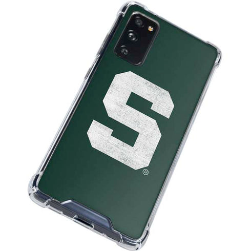 Michigan State University Spartans Away Grey S Galaxy S20 FE Clear Case