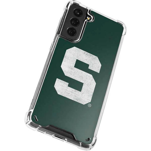 Michigan State University Spartans Away Grey S Galaxy S21 5G Clear Case