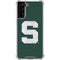 Michigan State University Spartans Away Grey S Galaxy S21 FE Clear Case