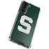Michigan State University Spartans Away Grey S Galaxy S21 FE Clear Case