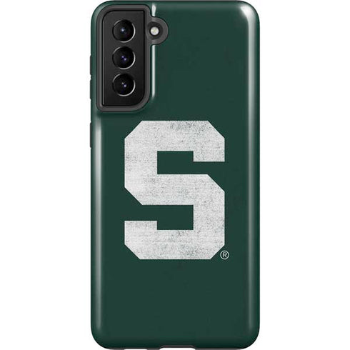 Michigan State University Spartans Away Grey S Galaxy S21 FE Pro Case