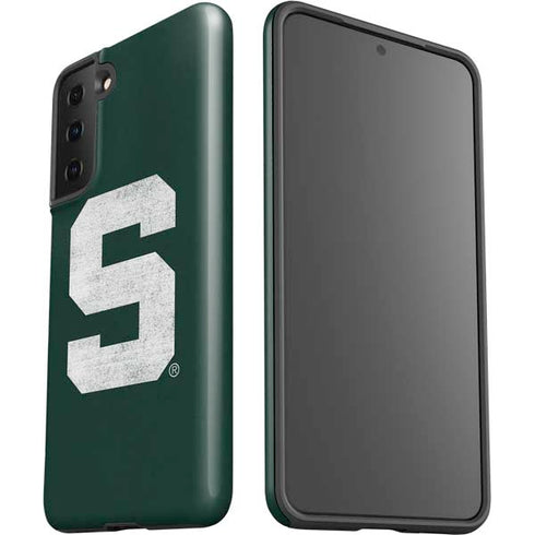 Michigan State University Spartans Away Grey S Galaxy S21 FE Pro Case