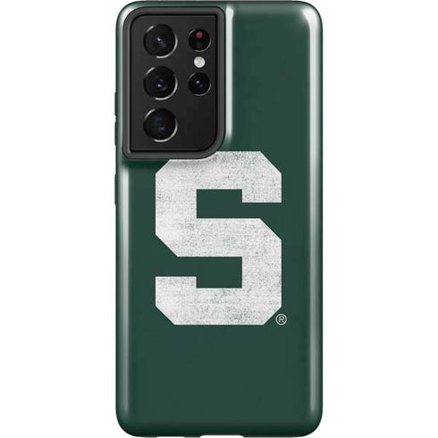 Michigan State University Spartans Away Grey S Galaxy S21 Ultra 5G Pro Case