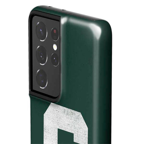 Michigan State University Spartans Away Grey S Galaxy S21 Ultra 5G Pro Case