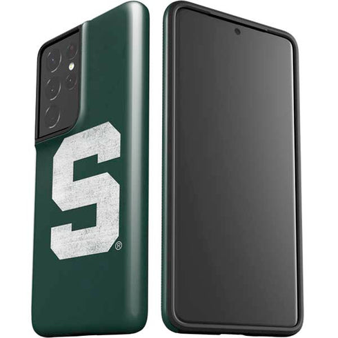 Michigan State University Spartans Away Grey S Galaxy S21 Ultra 5G Pro Case