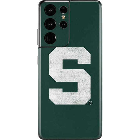 Michigan State University Spartans Away Grey S Galaxy S21 Ultra 5G Skin