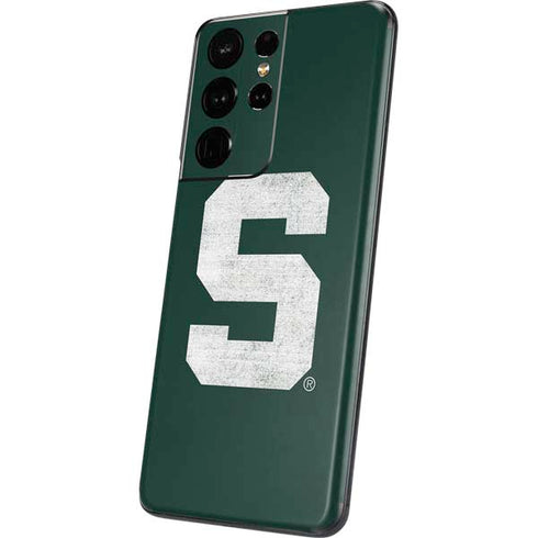 Michigan State University Spartans Away Grey S Galaxy S21 Ultra 5G Skin