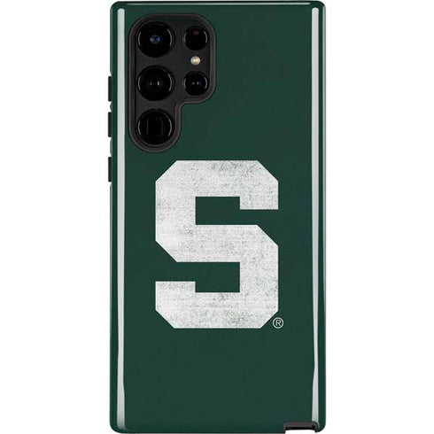 Michigan State University Spartans Away Grey S Galaxy S22 Ultra Pro Case