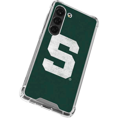Michigan State University Spartans Away Grey S Galaxy S23 Clear Case