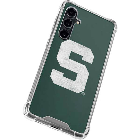 Michigan State University Spartans Away Grey S Galaxy S23 FE Clear Case