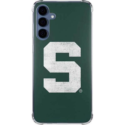 Michigan State University Spartans Away Grey S Galaxy S24 Clear Case