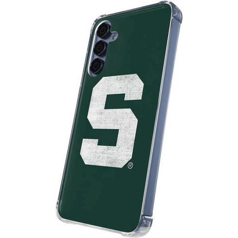 Michigan State University Spartans Away Grey S Galaxy S24 Clear Case