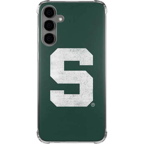 Michigan State University Spartans Away Grey S Galaxy S24 Plus Clear Case