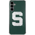Michigan State University Spartans Away Grey S Galaxy S24 Plus Clear Case