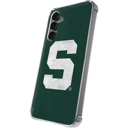 Michigan State University Spartans Away Grey S Galaxy S24 Plus Clear Case