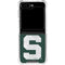 Michigan State University Spartans Away Grey S Galaxy Z Flip5 5G Clear Case