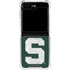 Michigan State University Spartans Away Grey S Galaxy Z Flip5 5G Clear Case