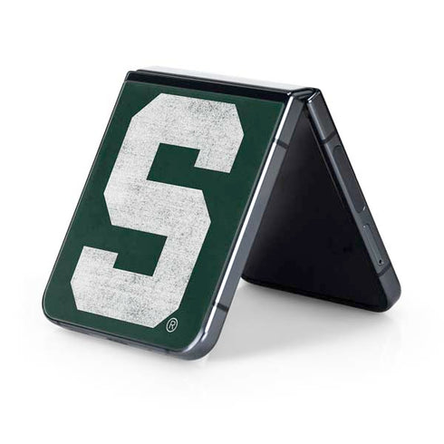 Michigan State University Spartans Away Grey S Galaxy Z Flip5 5G Skin