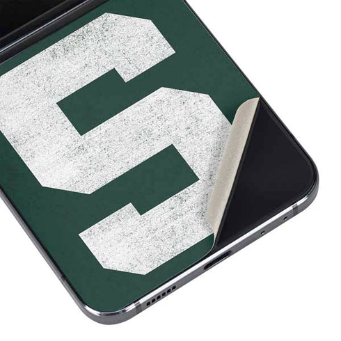Michigan State University Spartans Away Grey S Galaxy Z Flip5 5G Skin
