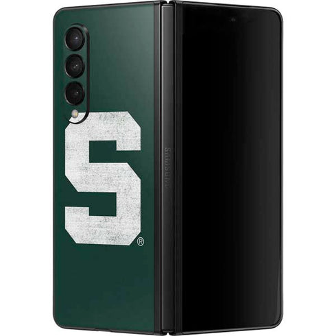 Michigan State University Spartans Away Grey S Galaxy Z Fold3 5G Skin