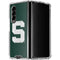 Michigan State University Spartans Away Grey S Galaxy Z Fold4 5G Clear Case
