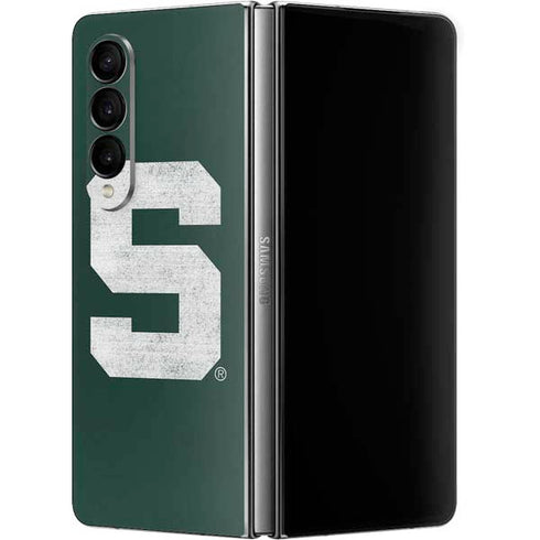 Michigan State University Spartans Away Grey S Galaxy Z Fold4 5G Skin